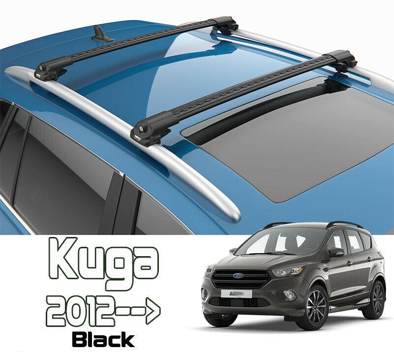 Ford Kuga Roof Rack Cross Bars Air I BLACK 2013-- Ford Kuga Roof Rack Cross Bars Air I BLACK 2013--